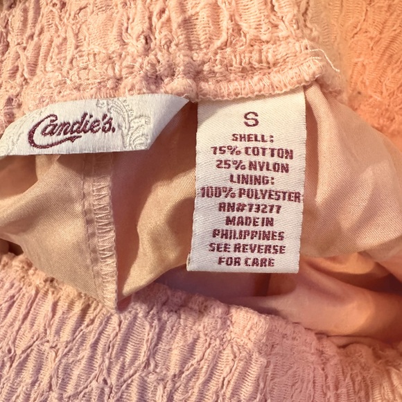 Candies light pink mini skirt - Picture 2 of 3